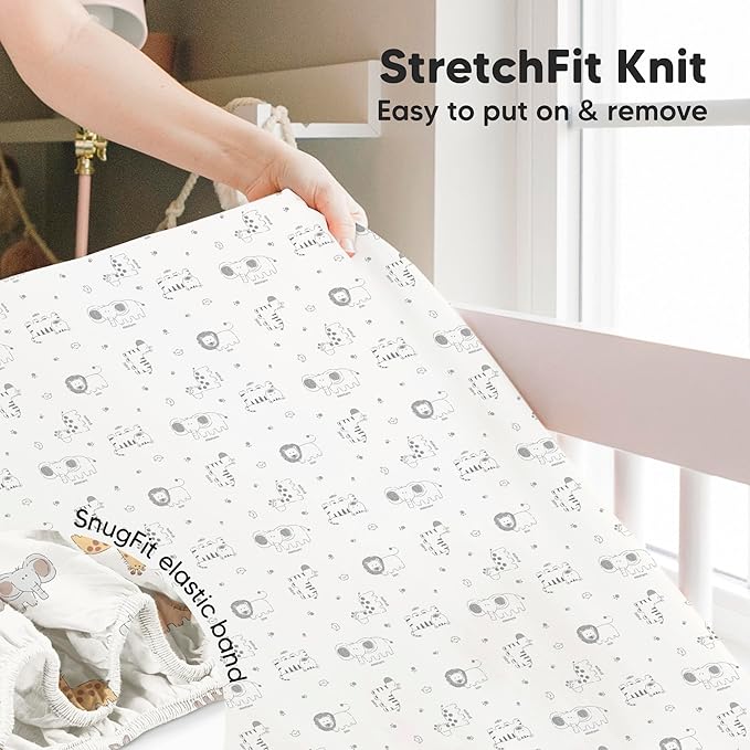 KeaBabies 2-Pack Baby Crib Sheets - Image 6