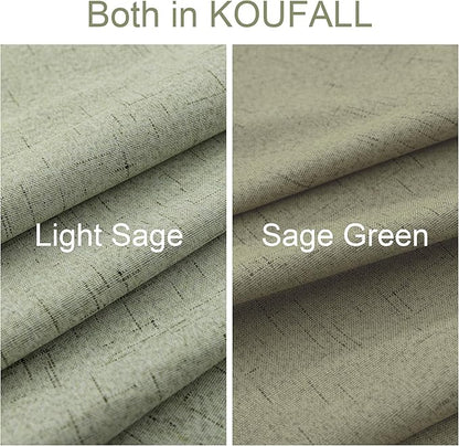 KOUFALL Farmhouse Curtains for Living Room 96 Inches Long 2 Panel - Image 2