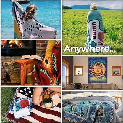 Pure Country Weavers Fire Dragon Woven Blanket by Anne Stokes - Image 7