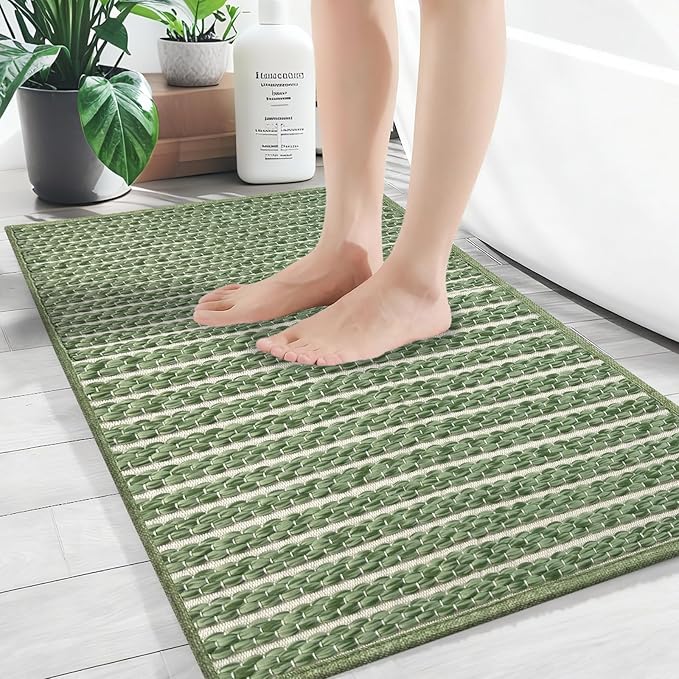 Small Bathroom Rugs, Washable Luxury Bath Rug by winolive