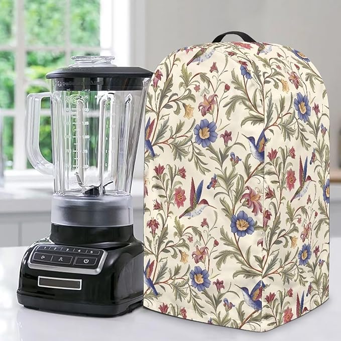 Hummingbird Floral Blender Dust Cover by Unknown