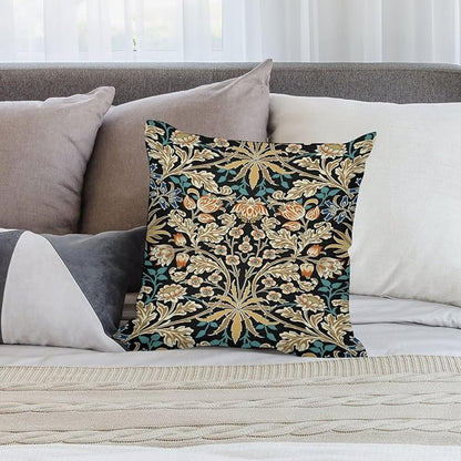 William Morris Floral Original Throw Pillow Covers Boho Chic Retro Floral Cozy - Image 5