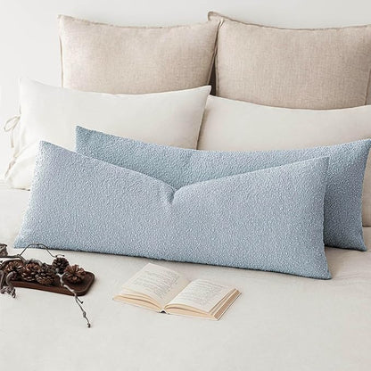 Foindtower Decorative Textured Boucle Throw Pillow Covers Accent Solid Pillow - Image 5