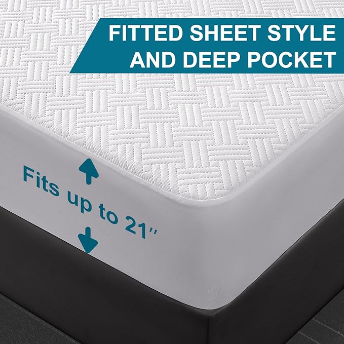 Waterproof Mattress Protector Queen Size - Image 6