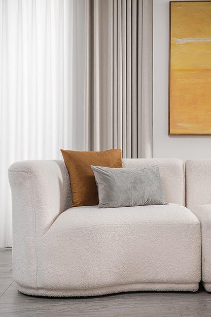 Throw Pillow Cases 18x18 Golden Brown: 2 Pack Cozy Soft Velvet Square - Image 4