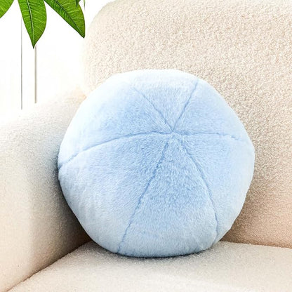 Uvvyui Light Blue Ball Pillow, Ball Shaped Pillow Plush Cushion by Uvvyui