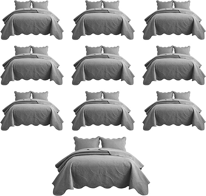IR Imperial Rooms 10 Pack Queen Quilt Bedding Set by IRImperialRooms