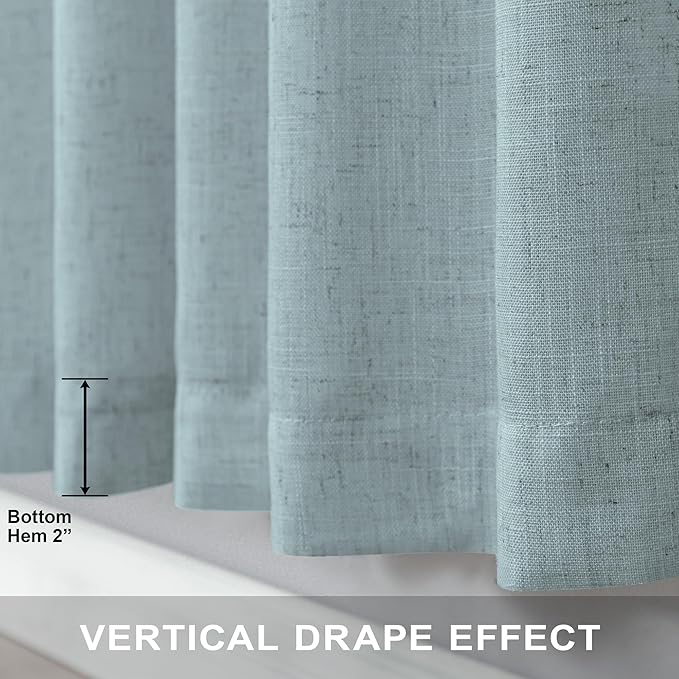 Seafoam Green Curtains 96 Inches Long - Image 5