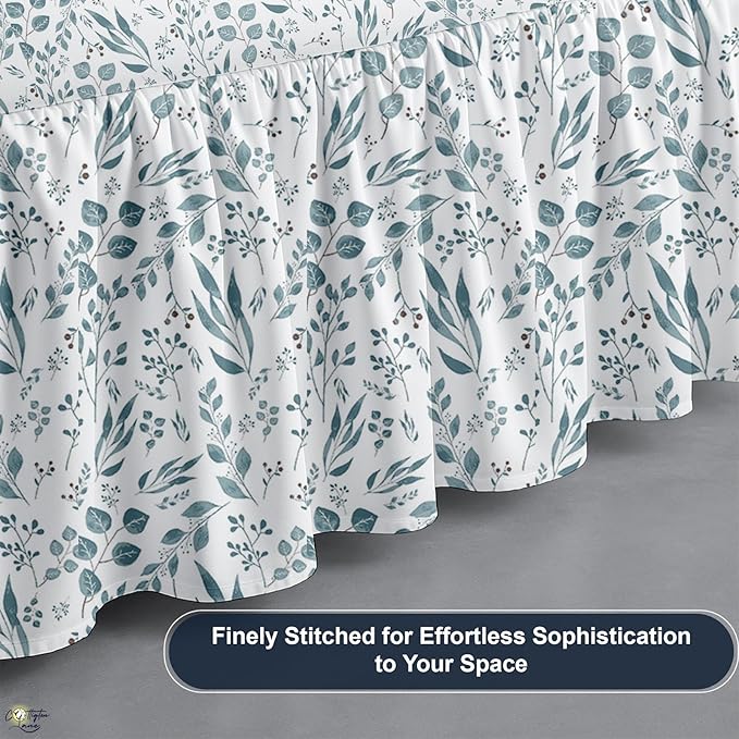 Cottington Lane Ruffled Bed Skirt Full Size - Image 9