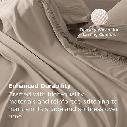 Bedsure Deep Pocket King Sheet Set - Image 6
