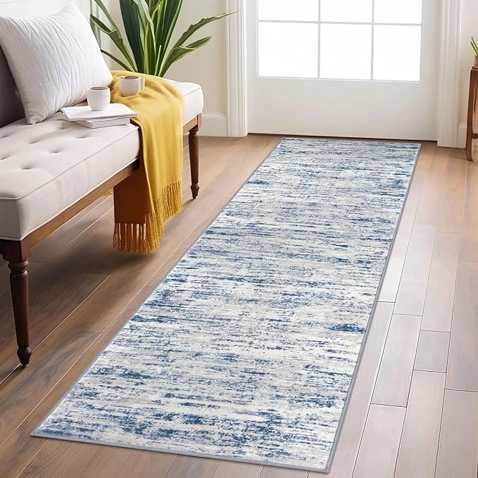 Modern Abstract Runner Rug 2x6 by lansny