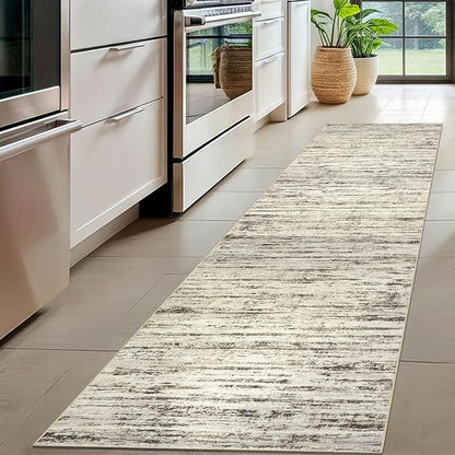 Modern Abstract Hallway Runner Rug - Image 2