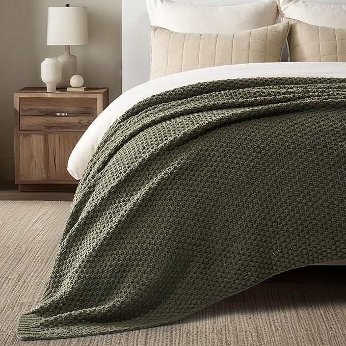 EVERGRACEHOME Chunky Chenille Knit Throw Blanket - Image 6
