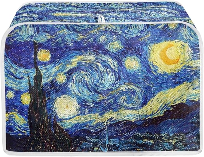 ZFRXIGN Starry Night Toaster Cover 4 Slice Small Appliance Covers Toaster Bag by ZFRXIGN