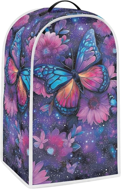 Talayituse Butterfly Galaxy Flower Print Blender Dust Cover, Fingerprint - Image 4