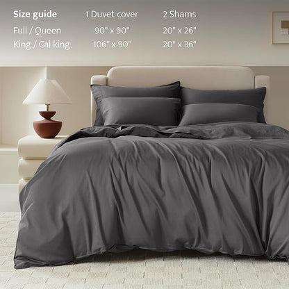 Double Stitch Cotton Tencel Duvet Cover - Image 5