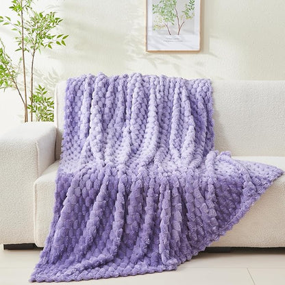 NEWCOSPLAY Super Soft Throw Blanket Lavender Premium Silky Flannel Fleece 3D - Image 7