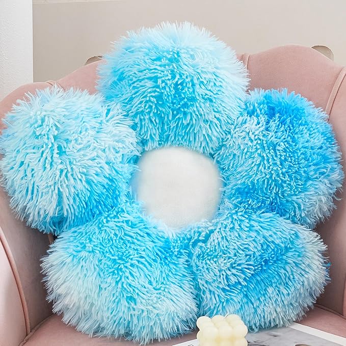 MorroMorn Flower Pillow Shaped Throw Pillows by MorroMorn
