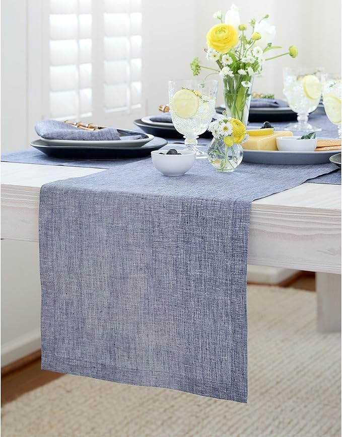 Solino Home Linen Small Table Runner 36 Inches by SolinoHome