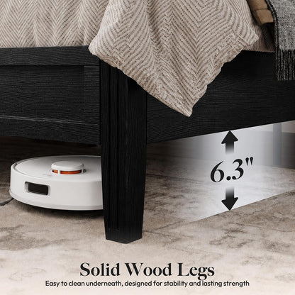 king size bed frame with 50.2" tall upholstered, package contents