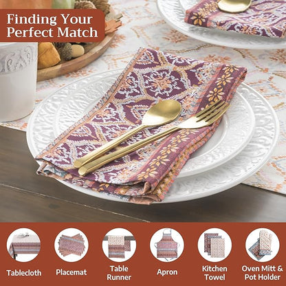 Maison d' Hermine Cloth Napkins Set of 4 100% Cotton - Image 4