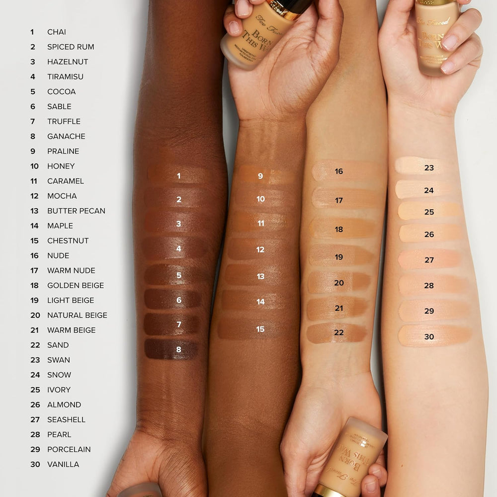Too Faced Born This Way Natural Finish Longwear Liquid Foundation | Medium-To...