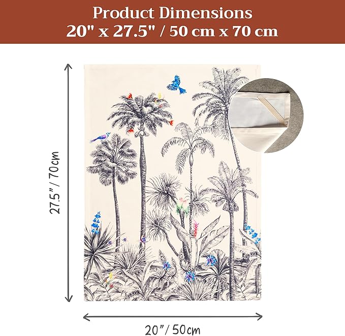 Maison d' Hermine Kitchen Towels Set of 3 100% Cotton 20" x 27.5" Reusable - Image 7