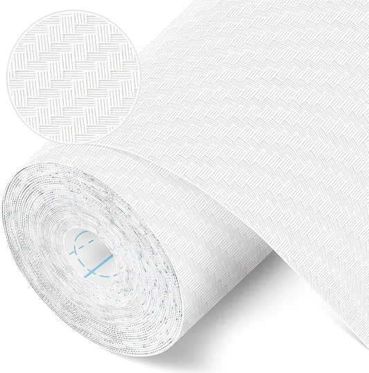 Self-Adhesive Shelf Liner Kitchen Liner, Waterproof Backed Paper Easy Peel and by ChiKiner