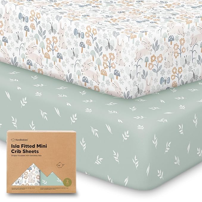 Pack and Play Sheets Fitted by KeaBabies