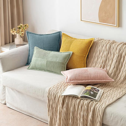 MIULEE Decorative Lumbar Throw Pillow Covers - Image 4