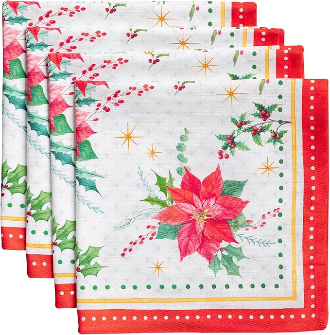 Maison d' Hermine Cloth Napkins Set of 4 100% Cotton by MaisondHermine