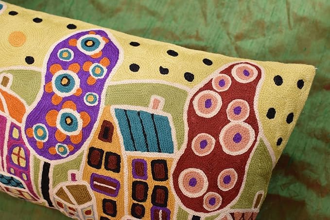 Yellow Plant Floral Pillow Cover Karla Gerard Tree Flower Pillowcase Floral - Image 5