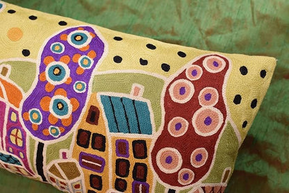 Yellow Plant Floral Pillow Cover Karla Gerard Tree Flower Pillowcase Floral - Image 5