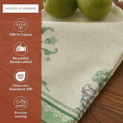 Maison d' Hermine Cloth Napkins Set of 4 100% Cotton Everyday Reusable Square - Image 2