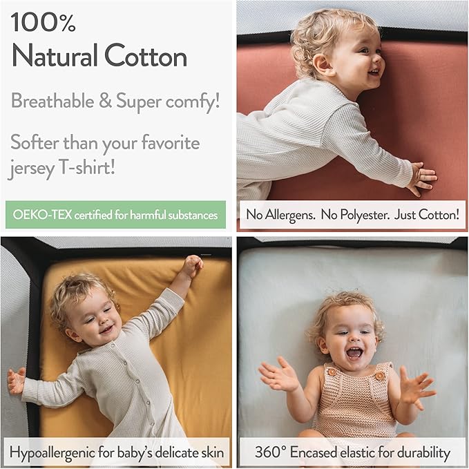Joey + Joan Bassinet Sheets for Chicco LullaGo Nest & Primo, Close to You - Image 3