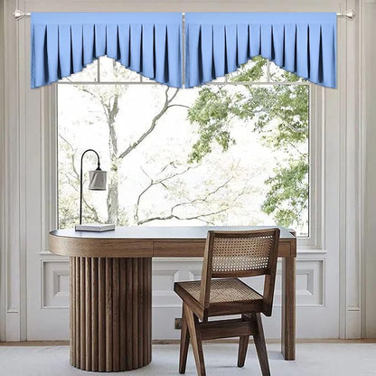 Light Sky Blue Valances for Windows - Image 2