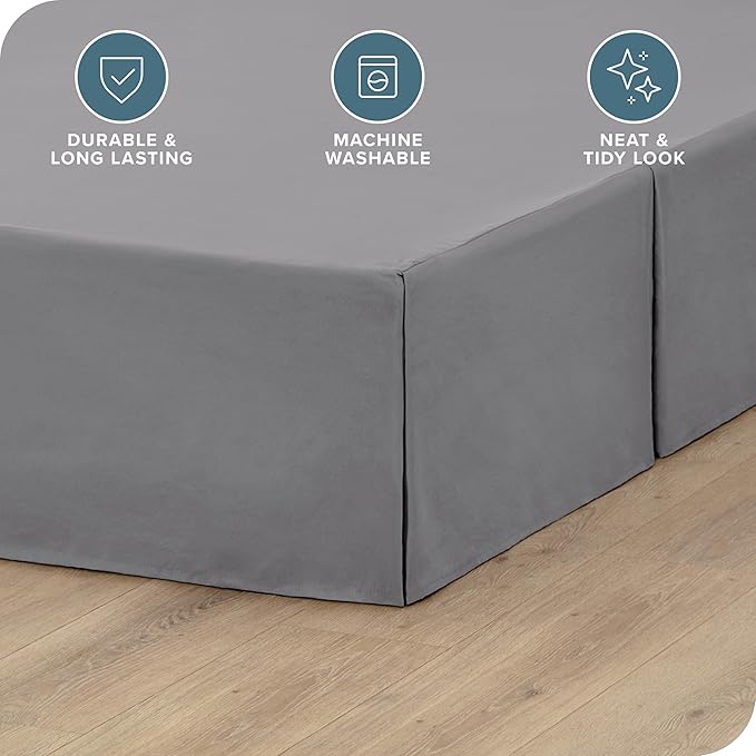 Bare Home Kids Twin Bed Skirt - Image 2
