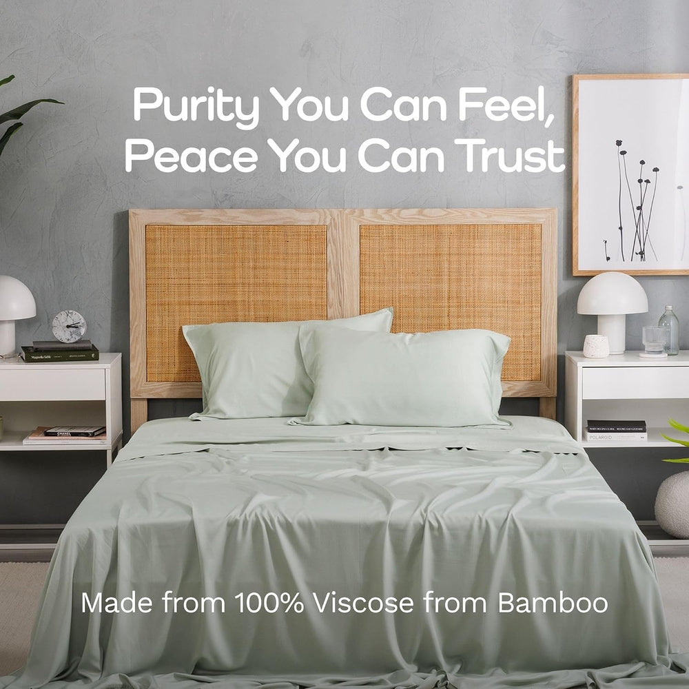 100% Viscose Bamboo Sheets King Size 4PC Set