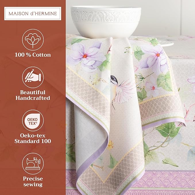 Maison d' Hermine Cloth Napkins Set of 4 100% Cotton Everyday Reusable Square - Image 2
