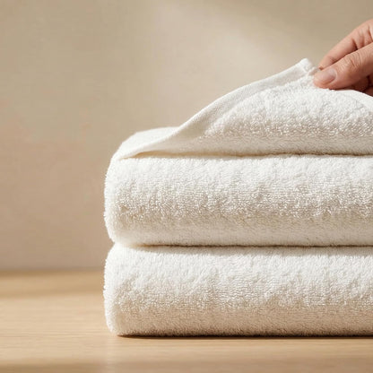 soft 100% pure cotton | spa bundle | on a desk or shelf