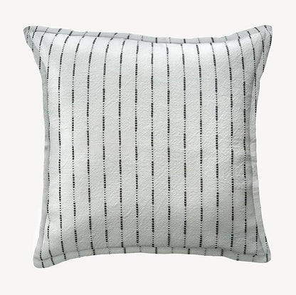 SanVia Gray Rest Premium Cotton Throw Pillow Covers, 20 x 20 Inches, Luxury by SanVia