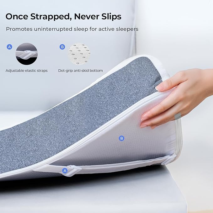 Cooling Mattress Topper Twin XL Size 2 Inch, Cooling Gel & Bamboo Charcoal - Image 8