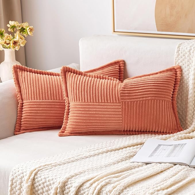 MIULEE Decorative Lumbar Throw Pillow Covers by MIULEE