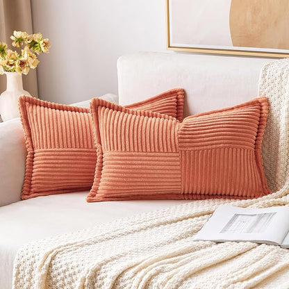 MIULEE Decorative Lumbar Throw Pillow Covers by MIULEE