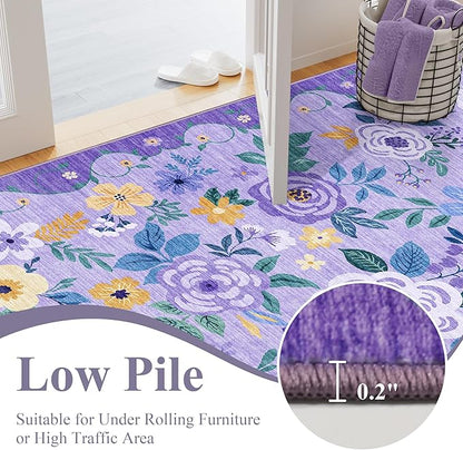 DUKINO 2x6 Runner Rug for Hallway, Washable Kitchen Rug - Image 6