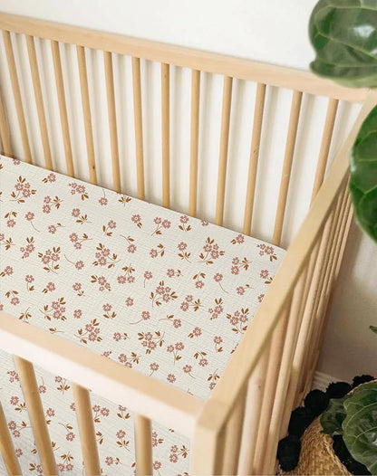 Muslin Bedside Bassinet Sheets 2 Pack, 33x20 Fitted Ultra Soft & Breathable - Image 7