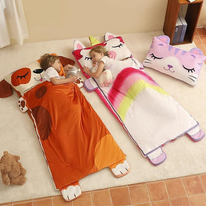 Kids Sleeping Bag, Toddlers Nap Mat, Girls Sleeping Mat - Image 6