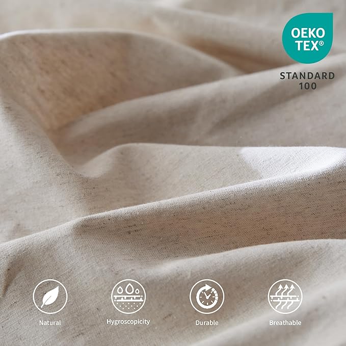 BISELINA French Linen Pleated Bed Skirt - Image 2