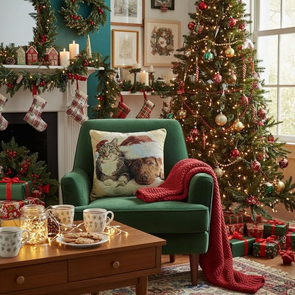 Tache Christmas Throw Pillow Cover - Image 7