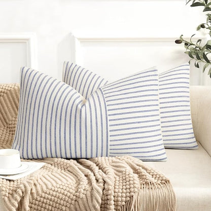 YCOLL Farmhouse Pillow Covers 12x20, Modern Accent Lumbar Throw Pillow Covers by PillowCoversExpert